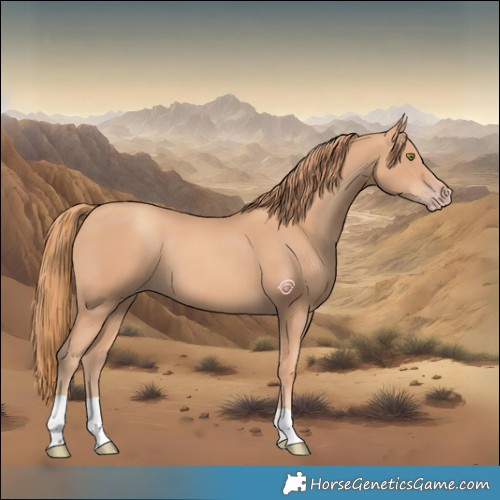 Horse Color:Gold Champagne 