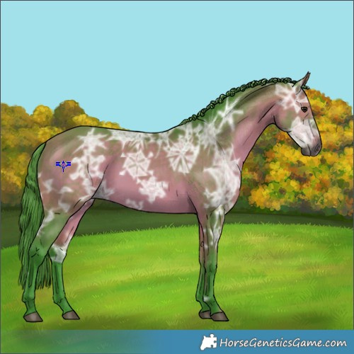 Horse Color:Gray Watercolor Bay Ice 