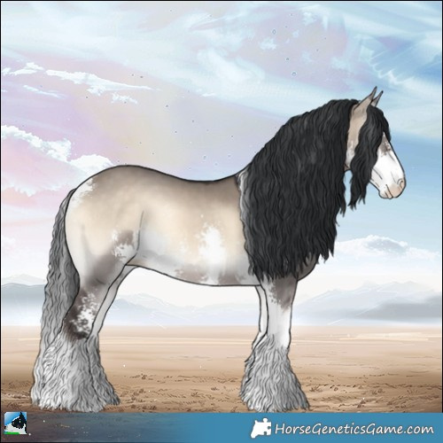 Horse Color:Brown Onyx Mushroom Sabino 