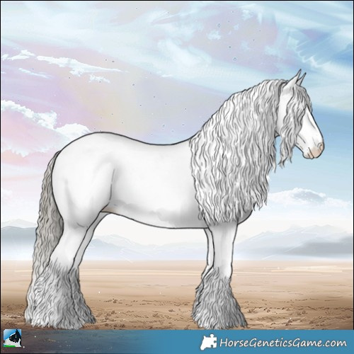 Horse Color:White Spotted Liver Chestnut Ice Mushroom Rabicano 