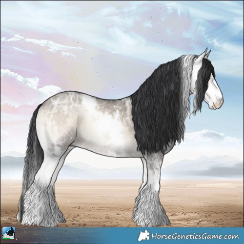 Horse Color:Brown Ice Onyx Mushroom Sabino 