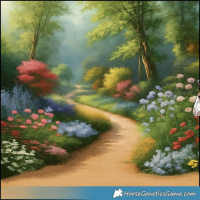 Horse Color:Powder White Bay Sabino Frame Appaloosa Rabicano 