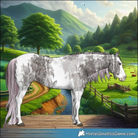 Horse Color:Painted Liver Chestnut Ice Splash Tobiano 