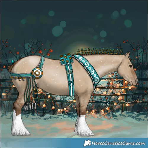 Horse Color:Gray Grullo Pearl Appaloosa 