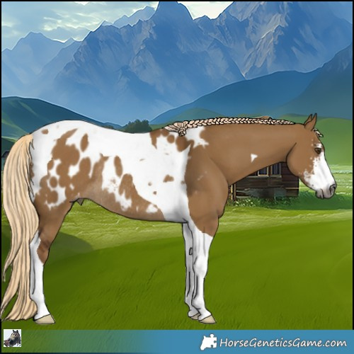 Horse Color:Gray Chocolate Palomino Dun Sabino Tobiano Appaloosa Rabicano 