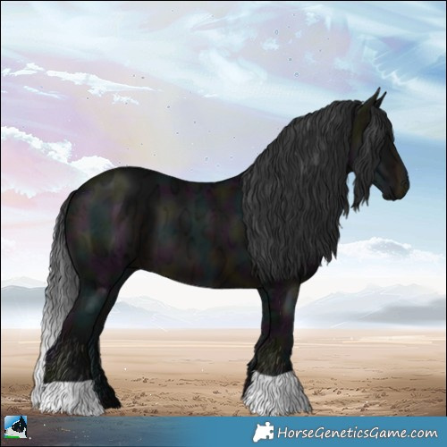 Horse Color:Midnight Brown Ice 
