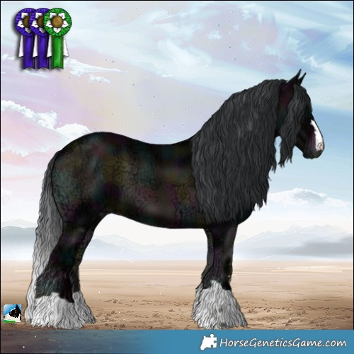 Horse Color:Midnight Brown Ice Onyx 