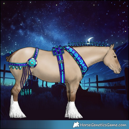 Horse Color:Gray Grullo Pearl 