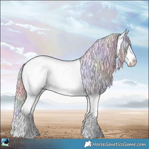 Horse Color:Nacre Chocolate Silver Brown Chinchilla Sabino Rabicano 