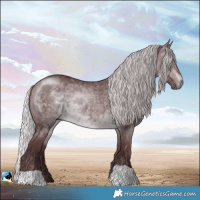 Horse Color:Chocolate Silver Brown Chinchilla 