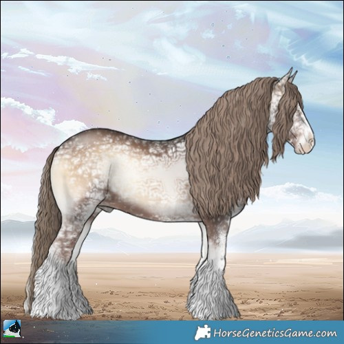 Horse Color:White Spotted Liver Red Onyx Ice 