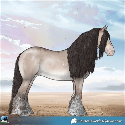 Horse Color:Sable Champagne Dun Mushroom Sabino Rabicano 