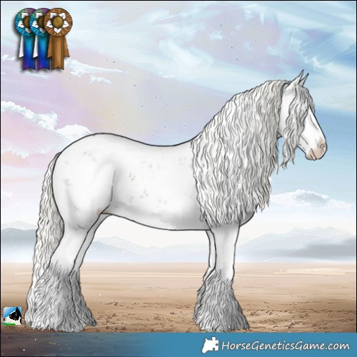 Horse Color:Liver Red Dun Mushroom Sabino Brindle 
