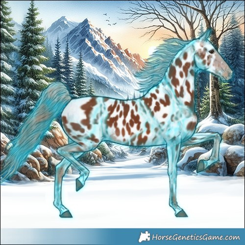 Horse Color:Thunderstruck Chestnut Appaloosa 