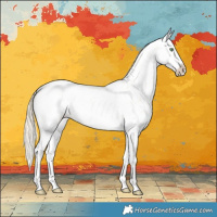 Horse Color:Gold Cream Champagne Sabino Splash Varnish Rabicano 