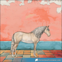 Horse Color:Chocolate Palomino Pearl Dun Brindle 