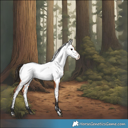 Horse Color:Bay Appaloosa 