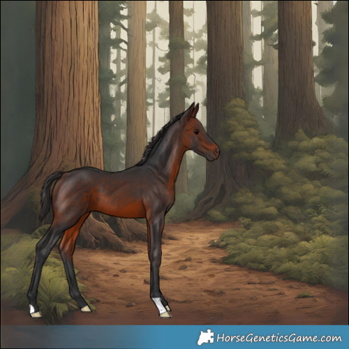 Horse Color:Brown 