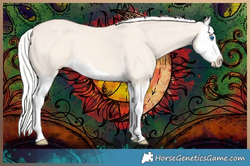 Horse Color:Silver Smoky Creme Dun Splash