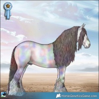 Horse Color:Nacre Chocolate Grullo Chinchilla Onyx 