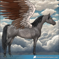 Horse Color:Platinum Brown Dun Rabicano 