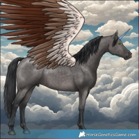 Horse Color:Platinum Brown Dun Rabicano 