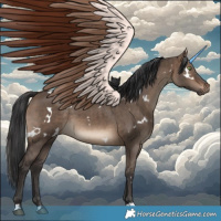 Horse Color:White Spotted Brown Dun Brindle