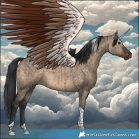 Horse Color:Brown Dun Tobiano Brindle