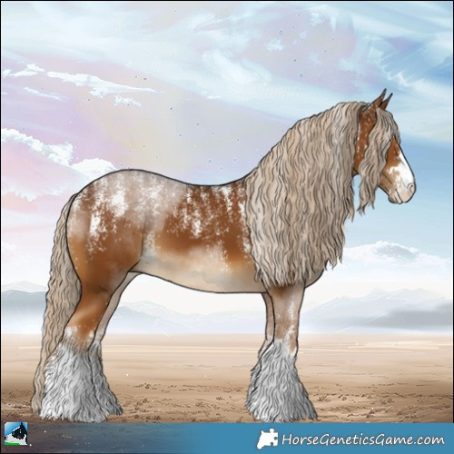Horse Color:Powder White Chocolate Palomino 