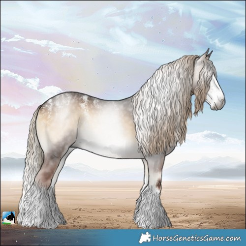 Horse Color:Powder White Gray Chocolate Palomino Onyx Sabino Splash Rabicano