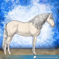 Horse Color:Cremello  and Cremello 