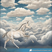 Horse Color:White Spotted Chocolate Palomino Pearl Dun Sabino 