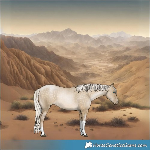 Horse Color:Silver Buckskin Pearl Dun Tobiano 