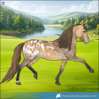 Horse Color:Buckskin Blanket 