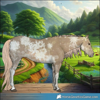 Horse Color:Chocolate Palomino Ice 