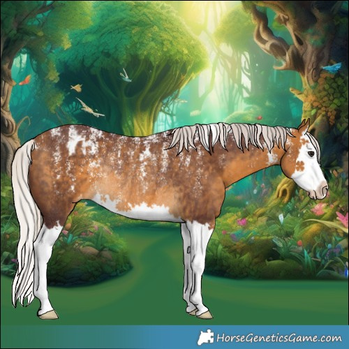 Horse Color:Powder White Chocolate Silver Buckskin Splash Appaloosa Rabicano 