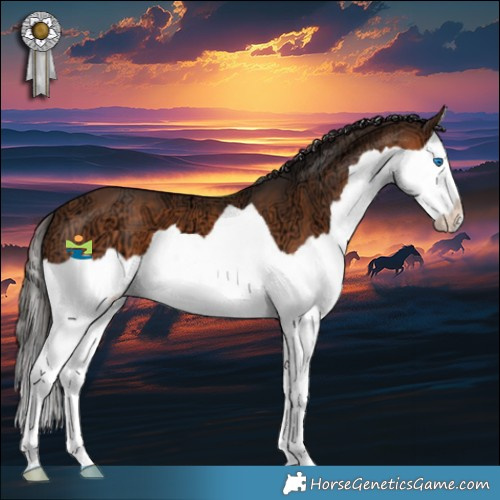 Horse Color:Bay Ice Splash 