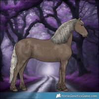 Horse Color:Silver Black 