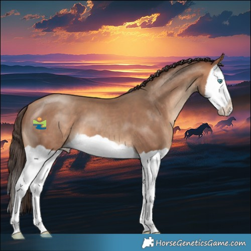Horse Color:Amber Champagne Splash 