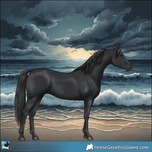 Horse Color:Black 