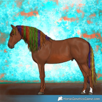 Horse Color:Painted Chestnut 