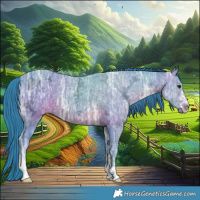 Horse Color:Watercolor Brown Ice 