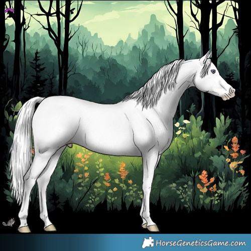 Horse Color:Silver Classic Champagne Chinchilla Dun Splash 