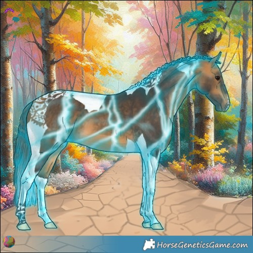 Horse Color:Thunderstruck Buckskin Tobiano