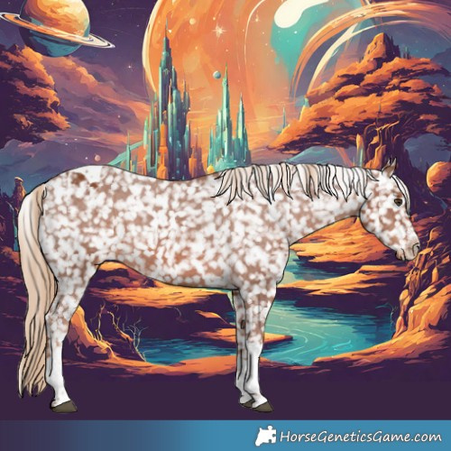 Horse Color:Chestnut Tobiano Appaloosa 