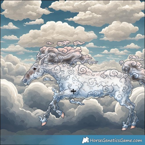 Horse Color:White Spotted Bay Ice Appaloosa Rabicano 