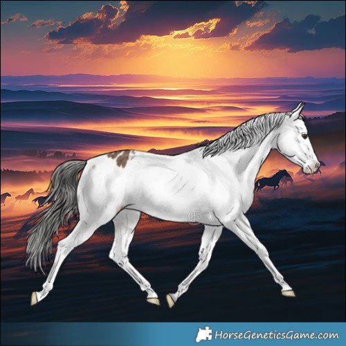 Horse Color:Liver Red Dun Appaloosa Brindle 