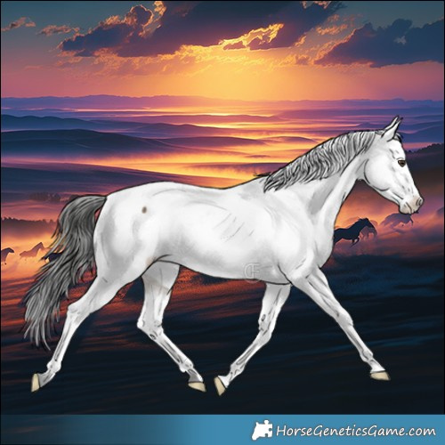 Horse Color:Liver Red Dun Appaloosa Brindle 