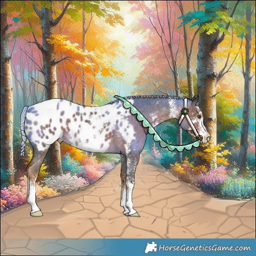 Horse Color:Chocolate Palomino Sabino Appaloosa 