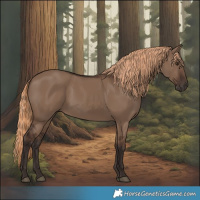 Horse Color:Liver Red Dun 